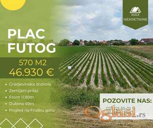 Plac sa gradjevinskom dozvolom u Futogu!